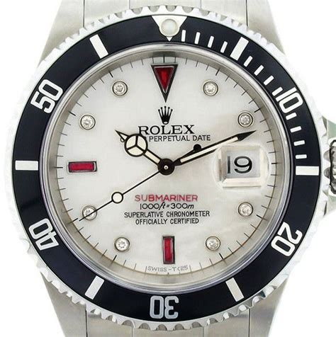 white face rolex submariner